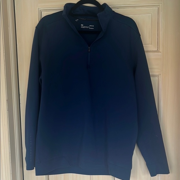 Under Armour Men's Blue Zip Up Sweater - Picture 1 of 4